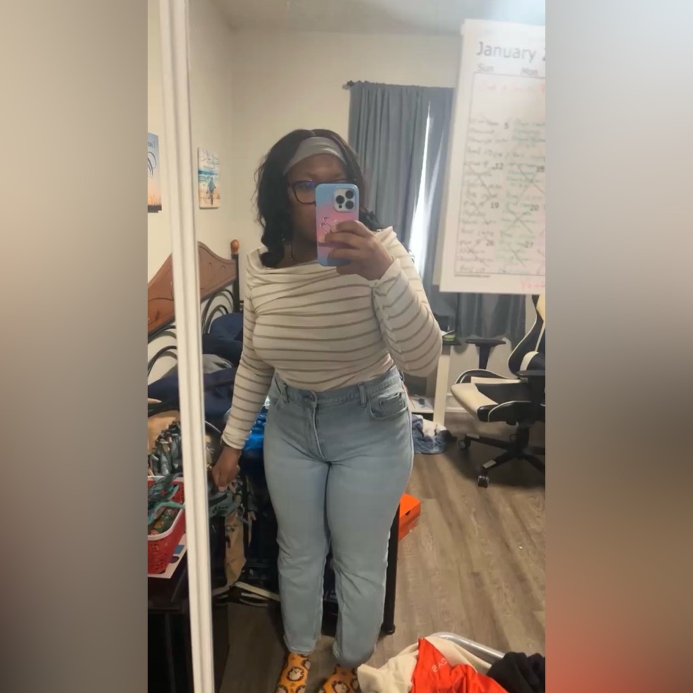 Abercrombie & Fitch High Rise Light Blue Jeans